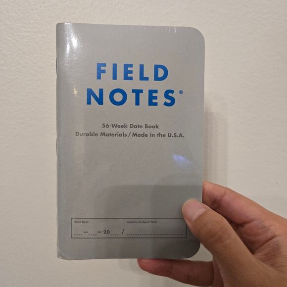 New Sealed Field Notes Quarterly Limited Edition 2 Pack Ledger and Date Log Book - Picture 1 of 7